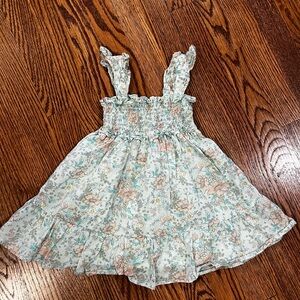 Janie and Jack floral smocked dress